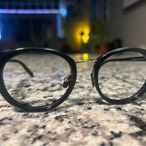 Tom Ford Black and Gold Eyeglasses/Sunglasses FRAMES ONLY TF5784 D-B 001